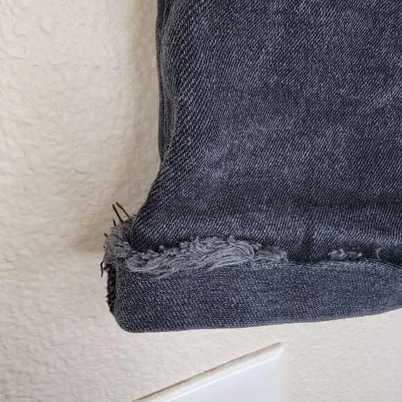 Madewell Lunar High Rise Washed Black Denim Shorts C1732 Size 26 - Picture 4 of 6